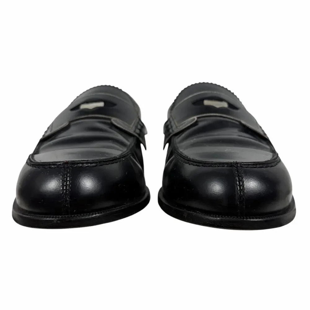 Christian Louboutin Monono Leather Penny Loafer Black Size 45